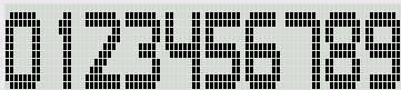 Neutral Timex datalink font