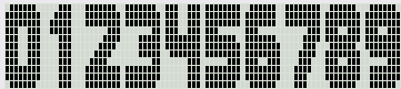 Overweight Timex datalink font